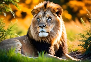 lion in jungle (734)