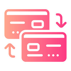 exchange gradient icon