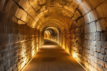 Subway of Light: Glowing Underground Passage