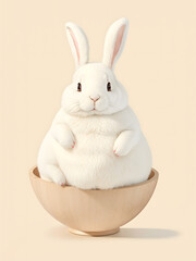 Obraz premium poster fat bunnyb