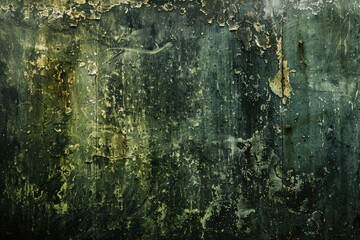 Photograph Texture. Vintage Grunge Film Texture in Green and Black