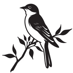 Cuckoo in cartoon, doodle style. Image for t-shirt, web, mobile apps and ui. Isolated 2d vector illustration in logo, icon, sketch style, Eps 10. AI Generative