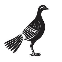 Obraz premium Pheasant in cartoon, doodle style. Image for t-shirt, web, mobile apps and ui. Isolated 2d vector illustration in logo, icon, sketch style, Eps 10. AI Generative