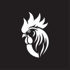 Rooster in cartoon, doodle style. Image for t-shirt, web, mobile apps and ui. Isolated 2d vector illustration in logo, icon, sketch style, Eps 10. AI Generative