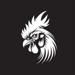 Rooster in cartoon, doodle style. Image for t-shirt, web, mobile apps and ui. Isolated 2d vector illustration in logo, icon, sketch style, Eps 10. AI Generative