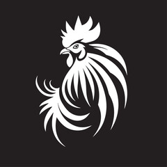 Obraz premium Rooster in cartoon, doodle style. Image for t-shirt, web, mobile apps and ui. Isolated 2d vector illustration in logo, icon, sketch style, Eps 10. AI Generative