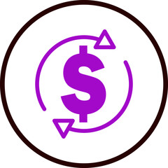 Conversion Rate Optimization (CRO) Line White Circle Red Icon Design