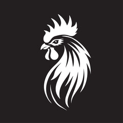 Rooster in cartoon, doodle style. Image for t-shirt, web, mobile apps and ui. Isolated 2d vector illustration in logo, icon, sketch style, Eps 10. AI Generative