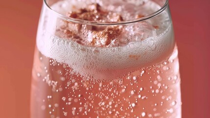   A high-resolution close-up photo of a glass containing water droplets and a small amount of sugar on its inner surface