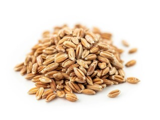 Spelt isolated on white background