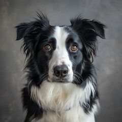 border collie portrait