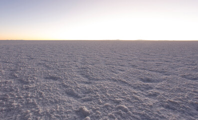 Landscape view of salar of Uyuni