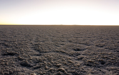 Landscape view of salar of Uyuni