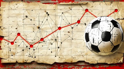 Soccer Ball on Paper