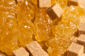 Traditional Uzbek navat sugar and cane sugar.