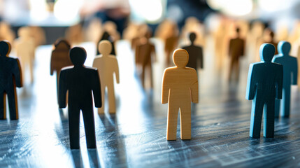 Recruitment and people management concept. Building a team of skilled professionals.