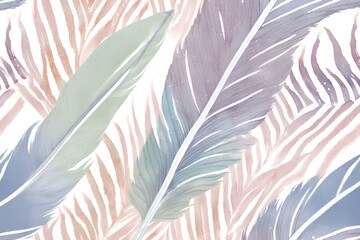 A close-up photo of the delicate structure of a bird feather