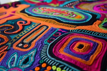 Guna Yala Heritage Unveiled Vibrant Panama Mola Tapestry