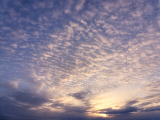 Fototapeta premium Dramatic sky clouds sunset