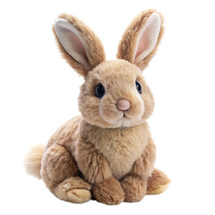 Obraz premium Rabbit toy Isolated on transparent background