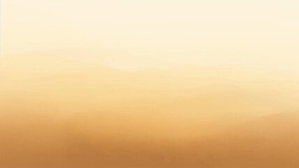 Fototapeta premium Smooth beige grainy gradient backdrop poster. Website menu sport banner background. 