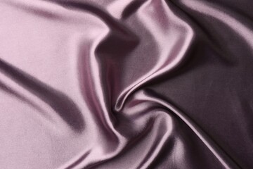 Obraz premium Texture of beautiful silk fabric as background, closeup