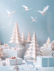 Christmas background. Festive New Year poster and banner, greeting card. Xmas decoration element. Festive Merry Christmas and Happy new year