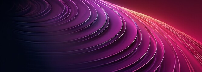 Fototapeta premium Purple and Black Background With Spiral Pattern