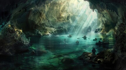  Spelunking, adventure sports.
