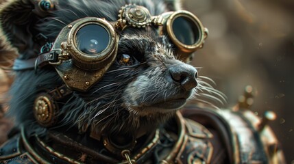 Fototapeta premium Steampunk Binturong