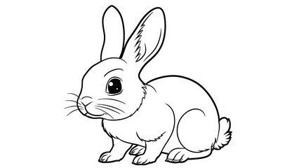 Obraz premium outline drawing, flower outline, animal outline, world map outline, heart outline, doodle, cartoon, cute, happy, mammal, children, baby, black, pretty, art, funny, design, book, pony, page, background