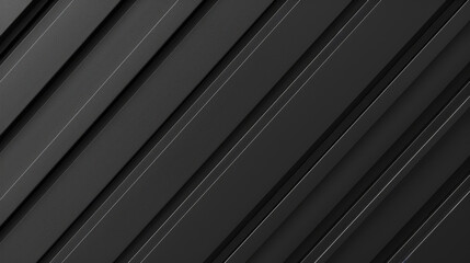 Obraz premium Sleek Black Lines Forming an Abstract Pattern