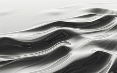 Abstract monochrome ripples resembling gentle waves on a milk surface.