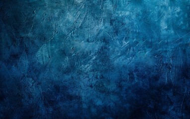 Deep blue textured background with subtle shading and grain.