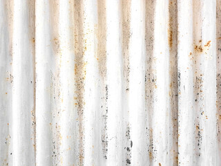 Corrugated rough sheet metal texture surface background.