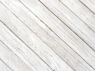 White diagonal boards wood. Planks texture background