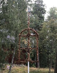 Cross in the woods