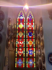Castle stained glass