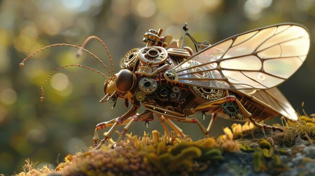 Steampunk Cicada.