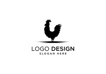 vector illustration Chicken abstract logo