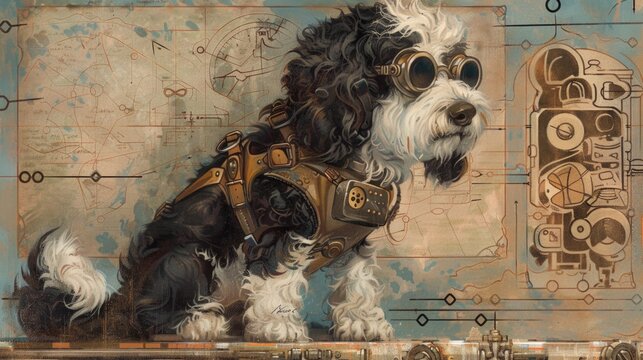 Steampunk Sheepadoodle