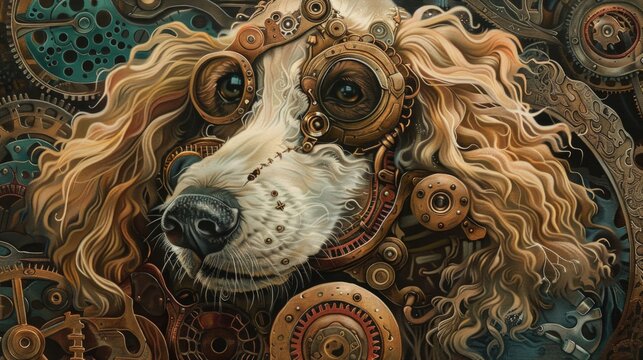 Steampunk Shepadoodle