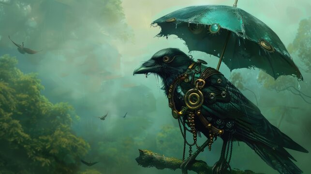 Steampunk Umbrellabird