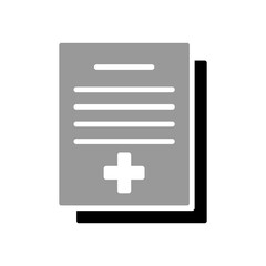 Obraz premium Medical Report icon PNG