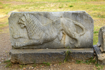 The archaeological site of Ancient Messene in the region of Peloponnese, Greece. The city of Ancient Messene was founded in 369 BC. UNESCO World Heritage Site tentative list