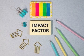 IMPACT FACTOR, business concept