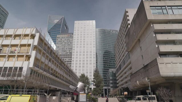 Paris, France - Office buildings Skyscrapers Skyline in La D&eacute;fense