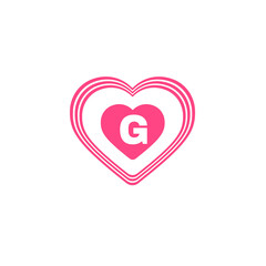 G love heart sign