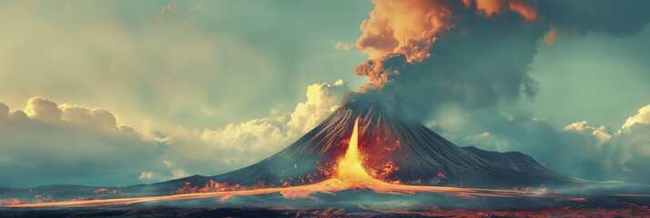 volcano eruption