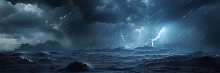 storm over the ocean